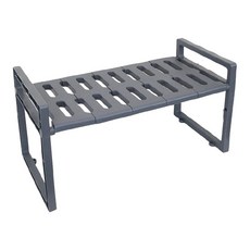 깔끔한 주방정리 싱크대하단선반 주방선반 식기건조대 스텐선반 주방수납장 주방스텐선반 lan+021Pu