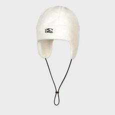 엘엠씨 OVAL GLOBE FLEECE EARF랩 LAP BEANIE ivory 227371