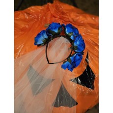 유령신부 신부코스튬 의상 뱀파이어 마녀 연극 소녀 악마 마녀 할로윈 코스프레 머리띠