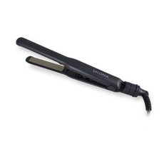 SALONIA 直捲兩用負離子造型夾, 黑色 15mm, 新品