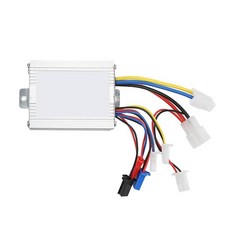 Qiilu DC 모터 스피드 컨트롤러 브러시 드라이버 제어 모듈 스로틀 그립 12V 24V 36V 48V 500W 알루미늄 합금 전기 자전거 스쿠터용, Qiilu DC 모터 스피드 컨트롤러, 브러시 모터 드, 1개