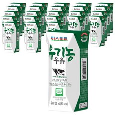 파스퇴르 유기농우유, 24개, 125ml