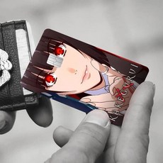 쟈바미 유메코 스티커 카케구루이 스킨 커버 필름 (데빗/신용카드용), 1 Set, z10