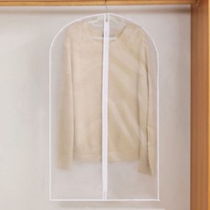 옷장 투명 옷걸이 커버 겨울옷 보관 옷커버 5개 중 uni+259lx