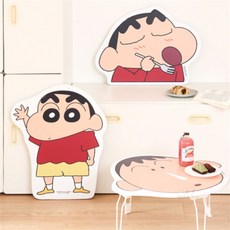 일상다많사 짱구는못말려 얼굴 테이블 냠냠짱구 국산 콜리 접이식 어린이 공부방책상