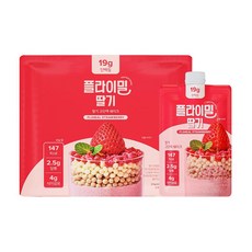 플라이트밀 초콜릿 단백질 쉐이크 22g 저설탕 식사 대용 22.22단위온스 14인분 바삭한 볼 1, Strawberry, 1.59 Ounce Pack of 7