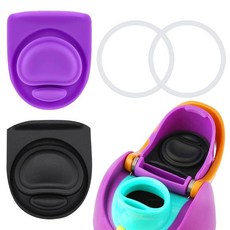 GIcGIeo Owala FreeSip 680.4g24온스와 호환되는 3키트 교체용 실리콘 스토퍼 씰 및 O 링 개스킷 물병 뚜껑 인서트 캡 고무 부품 400/19/32/40, 2 Full Seal Kit, 2 Colors Kit​ 5