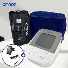 오므론 HEM-7155T +호환 아답터포함 가정용 자동전자 혈압계 블루투스 혈압기, 1세트