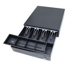 현금통 가게 업소용 보관함 금전함 현금출납기 캐쉬박스, 1개, K. 335 2중 구조 소형 현금함  4칸  검정색