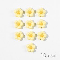 쏘이온 레몬데이지 냉장고 인테리어 자석 마그네틱, 레몬데이지10p