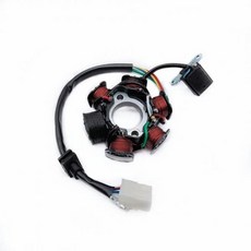 6 코일 폴 마그네토 스테이터 GY6 50 110 125 150cc 스쿠터 ATV 모페드 더트 바이크