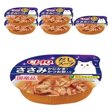 챠오츄르 고양이 다시스프컵, 혼합맛(닭가슴살/게맛살/가다랑어포), 60g, 6개