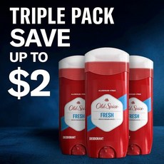 올드스파이스 하이 엔듀런스 알루미늄프리 데오드란트 96g 3개