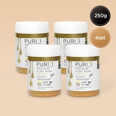 퓨리티 뉴질랜드 마누카꿀 UMF10+ MGO300 250g 4set, 4개