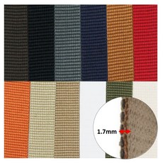아크릴 웨빙끈 가방끈 어깨끈 100m 1롤, 주황, 30mm, 1개