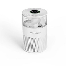 OEM Upgrade 공기 정화 유닛 가정용 공기 정화 유닛 커버 999제곱미터 (999제곱피트) 세척 가능한 필터 터보 모드 침실용 수면 모드 필터 포함 화이트 O, OEM Upgrade 공기 정화 유닛, 가정용 공기 정