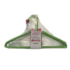 騰宇 兒童衣架10入 曬衣架 吊衣架 掛衣架, 綠色, 1個