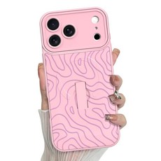 MZELQ for iPhone 15 Pro Max Case Silicone Flower Leaves Cute Pattern Support MagSafe Kickstand