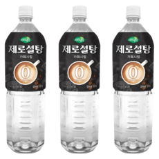 희창 자연생각 제로설탕 카페시럽(무설탕 제로 칼로리), 3개, 1.45L