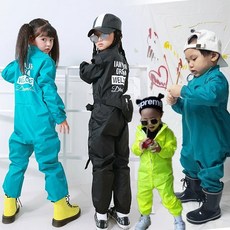 생활방수 체험슈트 미술놀이 농장체험 갯벌체험 미술가운 전신놀이복, 형광노랑