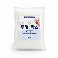 사이다 투명 하드왁스 제모왁스 브라질리언 겨드랑이 눈썹 셀프 클리어 왁싱 재료, 1kg, 1개
