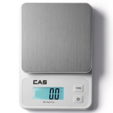 카스 0.1g 디지털 주방저울(전자저울) K-19 제과제빵 이유식 계량저울, 화이트, 1kg
