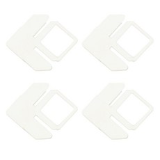 Ypzxola 40 Pack 5/16 Inch Window Screen Corner Connectors Outside Frame with Pull Tab – White Plas, 20