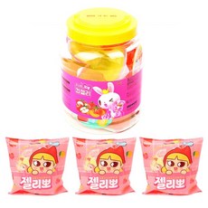80년도에 유명한 젤리포 망고맛 딸기맛 사과맛 딸리맛 주시팡프컵젤리 모듬 아이들 간식, 1개, 360g