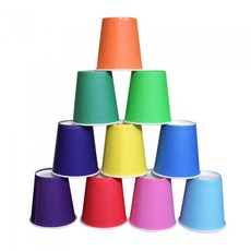 칼라종이컵 빨강 184그램 50개입 봉(1개입)_ 20273532EA, 봉 1개입