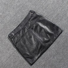 양가죽 H라인 여자 가을 겨울 패션 힙업 미니 스커트