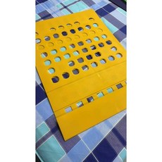 疊被神器豆腐塊塑膠學生高中生軍訓宿舍懶人疊被器定型標準無味, 1個, 黃色塑料版
