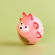 돼지 오뚝이 / 미니 오뚝이 3종 유아 소근육 감각 발달 완구 인형 오뚜기, 고슴도치오뚝이_핑크, 1개