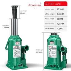 유압 잭 수직 2 톤 자동차 5 트럭 핸드 크랭크, 05 16t, 1개