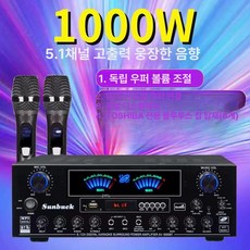 블루투스앰프 1000W 5채널 4채널 전력 카페, AV-888 5.1 B, 기본 모델명/품번