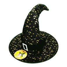 할로윈 마녀모자 골드 분장용품