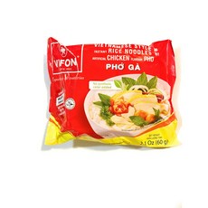 베트남 쌀국수 라면 비폰 포가 PHO GA 60g 봉지라면, 1개