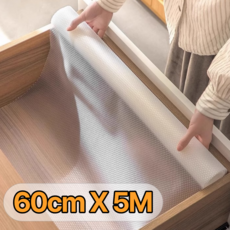 나오픽 논슬립 주방 서랍 매트, 1개, 투명