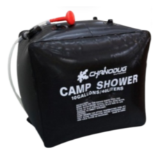 조아캠프 휴대용 캠핑 샤워기 40L, 혼합컬러, 1개