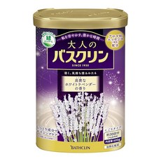바스크린 어덜트 입욕제 화이트 라벤더향 600g (약 30회분) 실키 화이트 입욕제, 1g, 1개