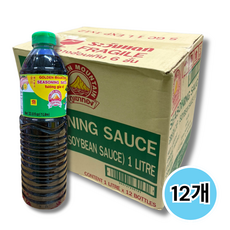 태국 간장 혼합간장 골드마운틴 시즈닝소스 그린캡 박스 1L X 12EA, 12개