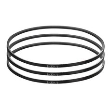 HARFINGTON 3피스 Z-57 Z 타입 V-벨트 1450mm/57.1인치 내부 길이 x 0.37cm 너비 x 0.25인치 높이 Z 타입 폐쇄 루프 고무 변속기 벨트, Z 33 1/2, 3