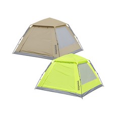 스노우라인 원터치 오토쉐이드 텐트, 샌드베이지, 4인용