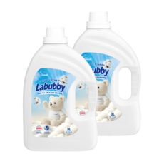 라버비 독일더마 비건 인증 초고농축 섬유유연제 허그코튼 본품, 2개, 3L