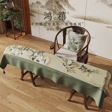 【開發票/統編】新中式古箏防塵罩 中國風古箏罩 專用遮塵布 古琴布 古典花卉刺繡樂器保護套, 1個, 落花詩,65*190cm[適用於古箏常規尺寸]