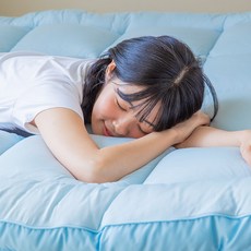 드리울 아이스 쿨 냉감 토퍼 매트, 워터스카이