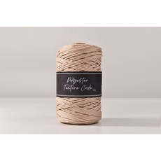 2.5mm 소프트 폴리에스터 텍스쳐 코드 300g 뜨개실 네트백 부드러운 코바늘실 마크라메 재료, 25. Beige