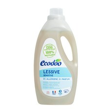 ecodoo 法國敏感肌無香嬰兒洗衣精 可機洗, 1個, 2L