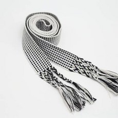 褲繩褲帶男女抽繩運動衛褲服裝輔料衣帽繩扁繩子民族風編織帶褲子, 17格子民族風寬3厘米長1.4米送穿戴器, 1個