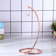 로에드 바나나걸이 보관 스탠드 홀더 철제 거치대 과일걸이, 스테인레스 바나나걸이(로즈골드)