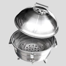 능산로스타 좌식 중형 훈제그릴 기름받이형(스테인레스), 1개